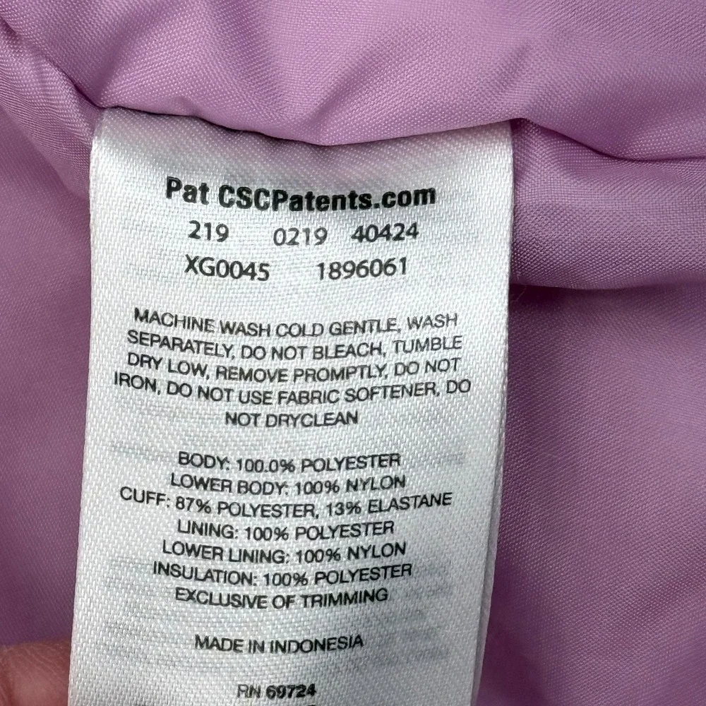 Columbia Omni-Heat Insulated Jacket Girls Medium 10-12 Hooded Full Zip Omni-Tech